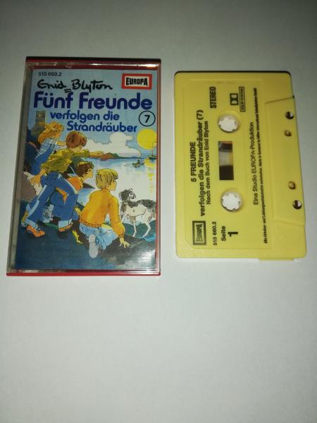 Fünf Freunde Folge 7 verfolgen die Strandräuber Gelb 515660.2 Europa(Blau Oranges Cover)